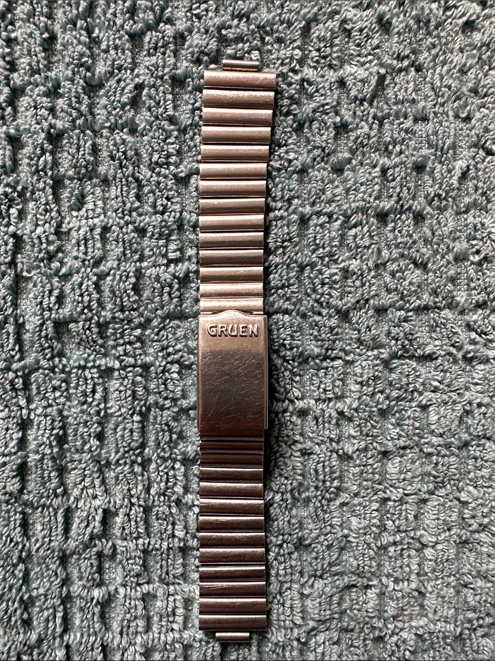 Gruen All Stainless Steel Men’s Watchband Drema Kevin Vintage Hong Kong no lugs